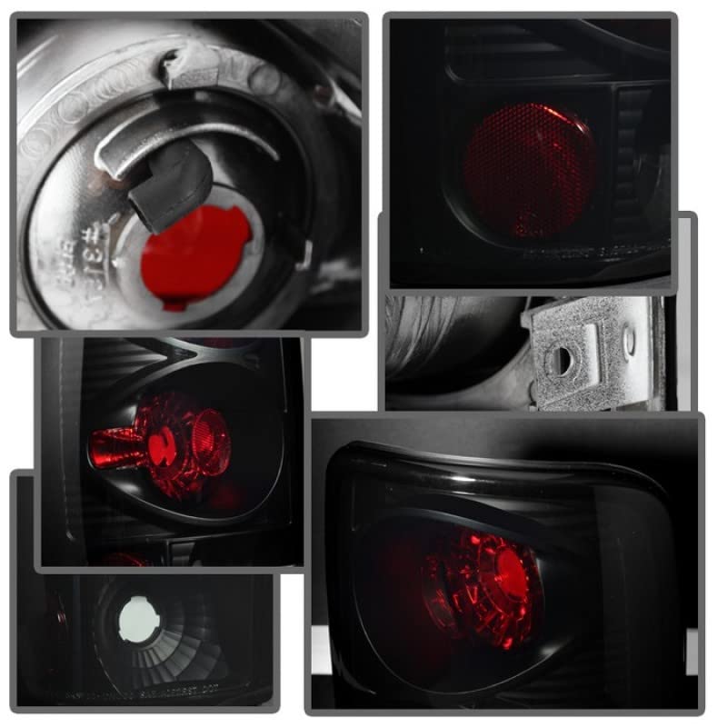 Auto Spyder 5077998 Euro Style Tail Lights Black/Smoked