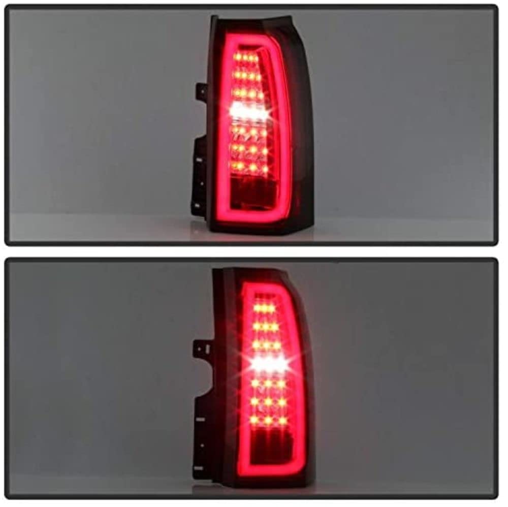 Chevy Tahoe/Suburban 15-19 Spyder 5085085 LED Tail Lights - Red Clear light bar