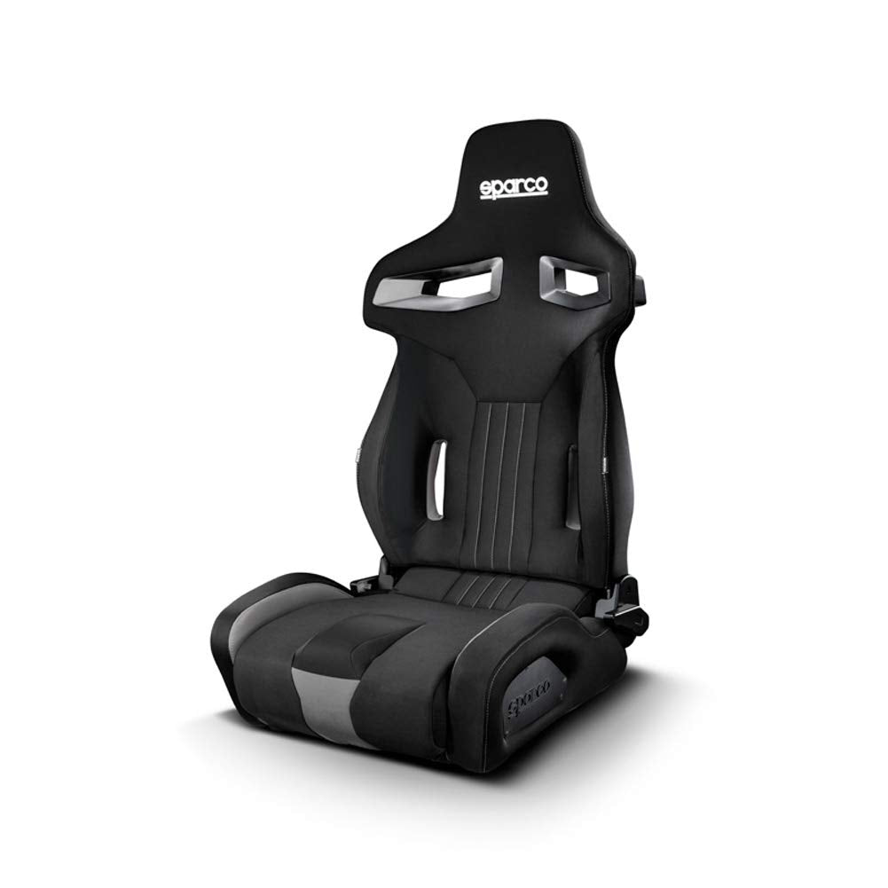 Black/Grey Sparco Sport Seat R333 - Reclinable