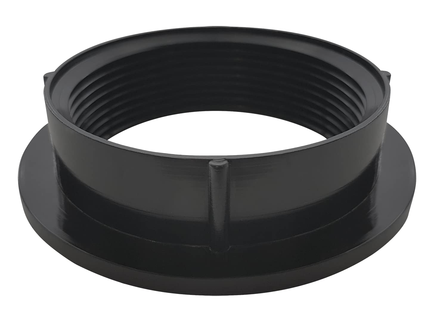 Spin Fitting ICON 14246, Raised, 3" FPT, Black