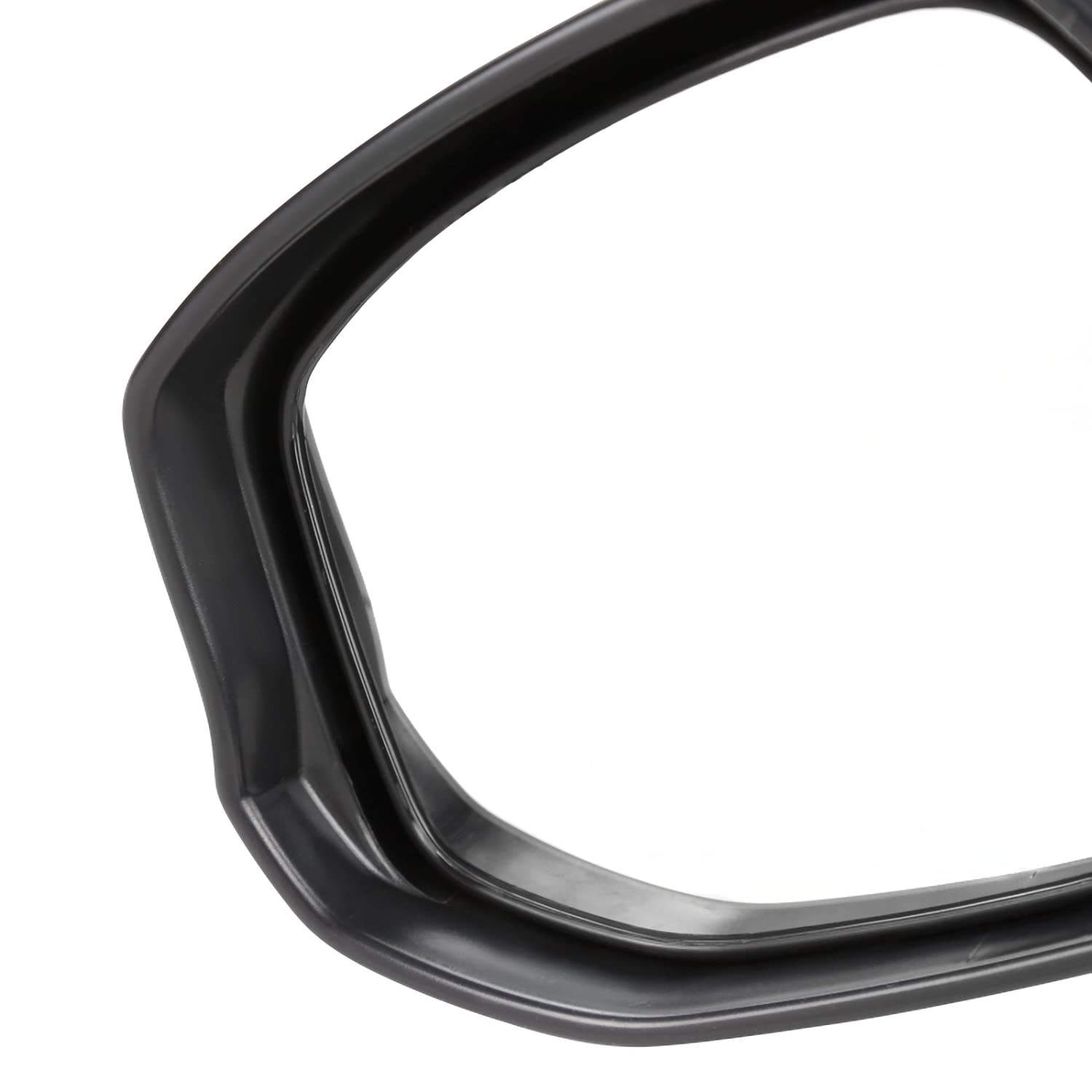 Spec-D Tuning Power Adjust Left Driver Side Glossy Black 3-Pin Manual Fold Side Mirror Compatible with 2012-2015 Honda Civic