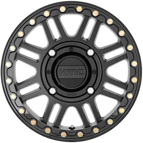 KMC KS250 ATV Cage Beadlock 15x10 4x156 +0mm Black Wheel Rim 15" Inch