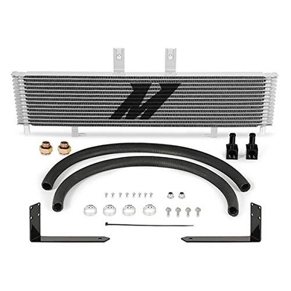Mishimoto Transmission Cooler MMTC-DMAX-11SL Fits Chevrolet/GMC Duramax 6.6 LML 2011-2014 Silver