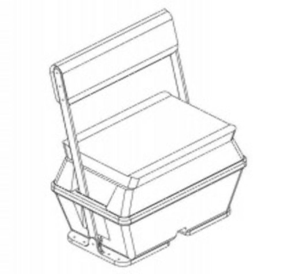 Moeller Swing Back Deluxe Permanent Mount Cooler or Livewell Boat Seat (50-Quart, 30" x 17" x 34.5")