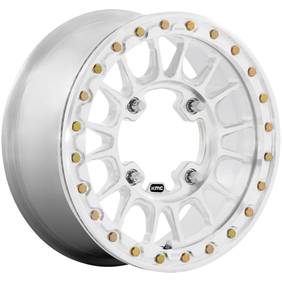KMC Powersports WHEEL PROS KS436 15X6 4X156 RAW-MCH-FRG 38MM - KS436DX15604438