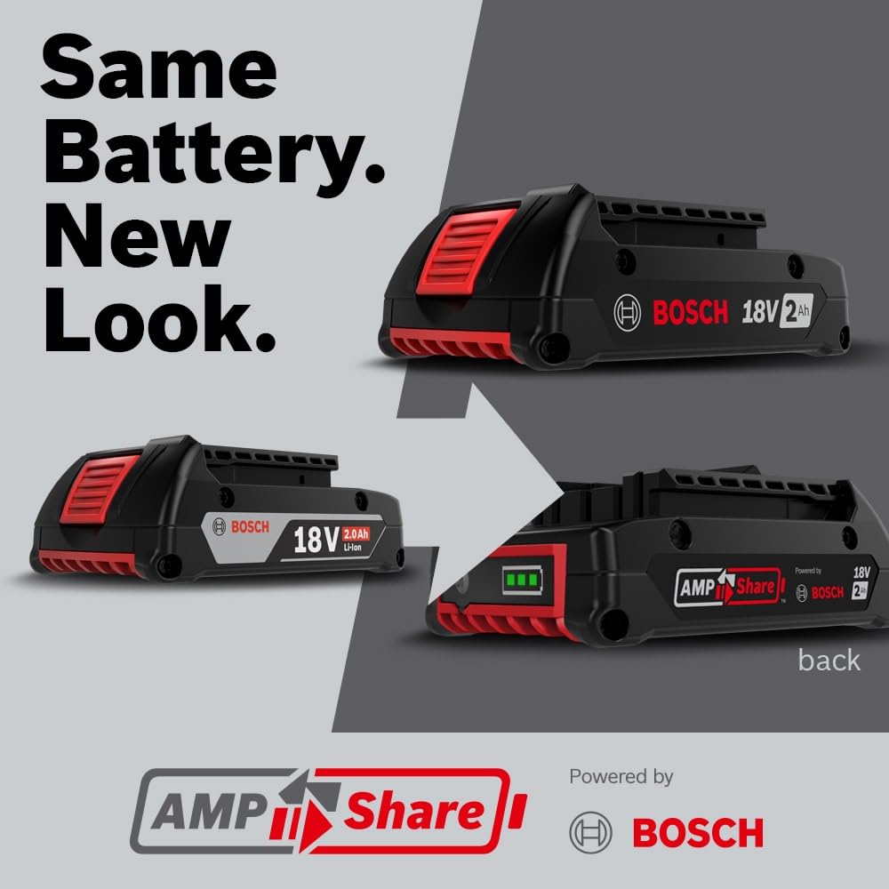 18V Lithium-Ion BOSCH BAT612 2 Ah Standard Power Battery