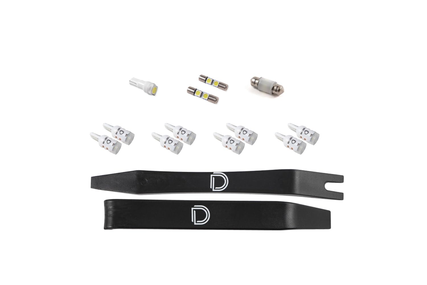 Diode Dynamics interior bulb pack LED compatible with Infiniti G37 Sedan 2009-2013, Stage 1