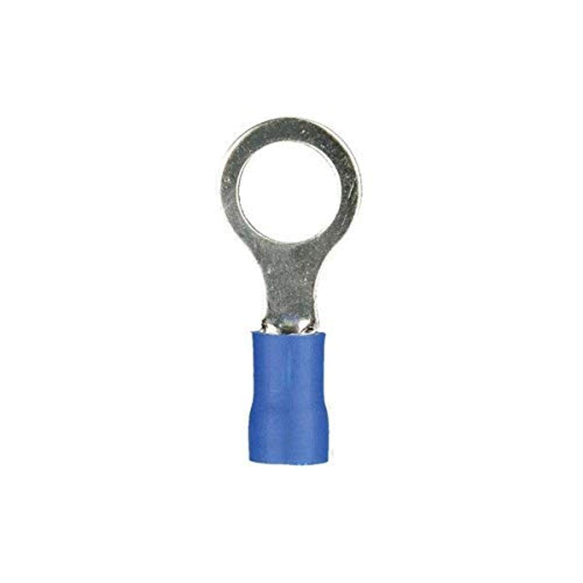 Blue Vinyl Installbay Ring Terminal 6 Gauge #10 - Package of 25 (BVRT610)