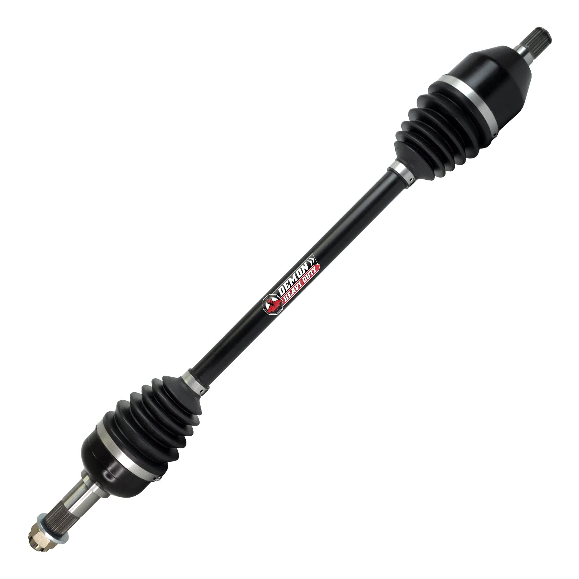 Demon Powersports Heavy Duty Front Left/Right Axle for Can-Am Defender HD10, in Dual Heat Treated High Strength, Gives Wider Angles (See Fitments in Description) OEM: 705402228, 705402420