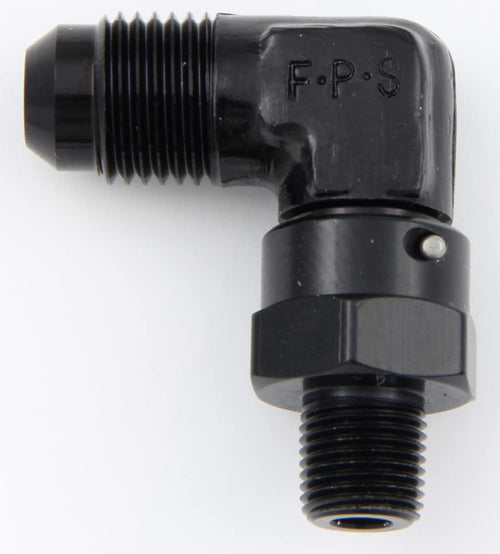 Fragola 499162-BL Performance Systems #6 X 1/8 Mpt 90 Degree Swivel Black