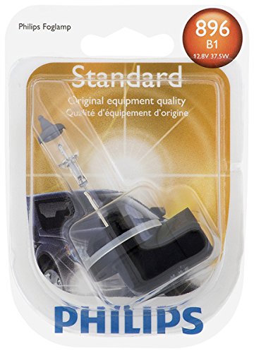 Philips Standard Halogen Replacement 896 Front Fog Bulb, 1 Pack