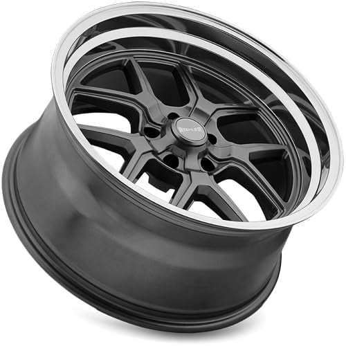 Grey/Polished Lip Ridler 610 Wheel (17 x 7. inches /5 x 120 mm, 0 mm Offset)