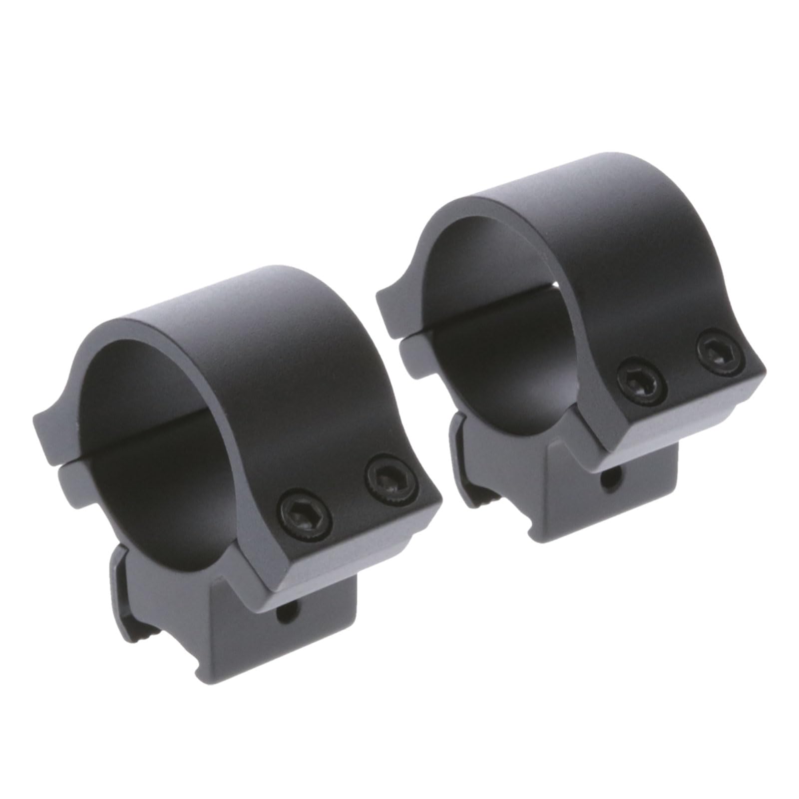 Lightweight TRUGLO Scope Rings | Tactical Hunting Shooting Versatile Durable Aluminum Mounting Accessory for 1" Tube Scope | for Rimfire/Airgun Rails | Medium (4 Screws per Ring)