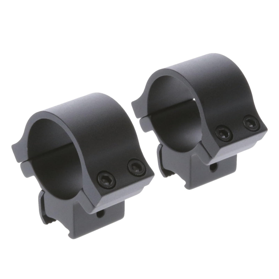 Lightweight TRUGLO Scope Rings | Tactical Hunting Shooting Versatile Durable Aluminum Mounting Accessory for 1" Tube Scope | for Rimfire/Airgun Rails | Medium (4 Screws per Ring)