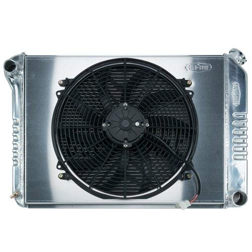 BB 68-79 Nova Aluminum Performance Radiator And 16 Inch Fan Kit MT Cold Case Radiators