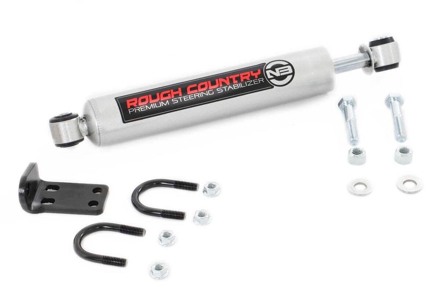 Rough Country Steering Stabilizer N3 Conversion Kit for 07-18 Jeep JK - 8731830