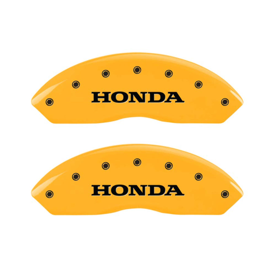 Caliper Covers MGP 20211SCSTYL, Yellow
