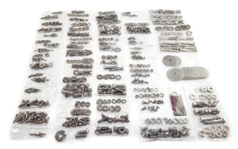 Body Fastener Kit, Tailgate | Omix-Ada | 12215.02 | OE Reference: 62116 | Fits 1955-1975 Jeep CJ5 / CJ6