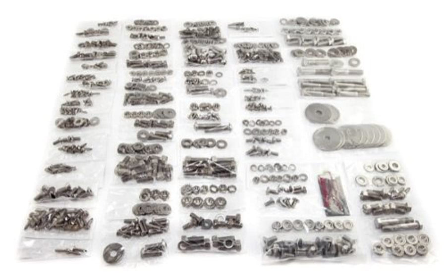 Body Fastener Kit, Tailgate | Omix-Ada | 12215.02 | OE Reference: 62116 | Fits 1955-1975 Jeep CJ5 / CJ6