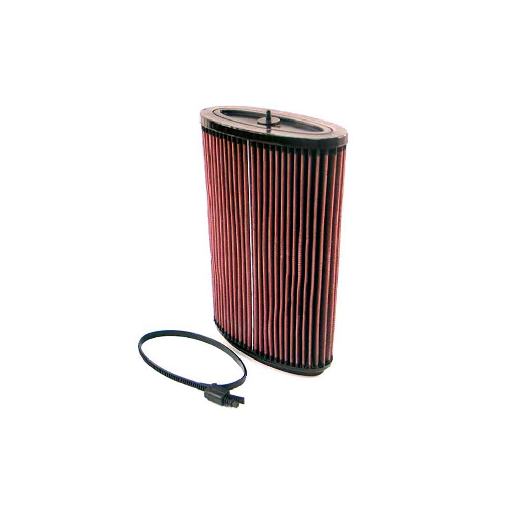 K&N Engine Air Filter: Washable, Increase Power & Towing, Premium, Replacement Air Filter: Compatible with 2005-2017 TOYOTA/FORD (Hilux, Fortuner, Hilux Vigo, Vigo, Ranger), E-2296