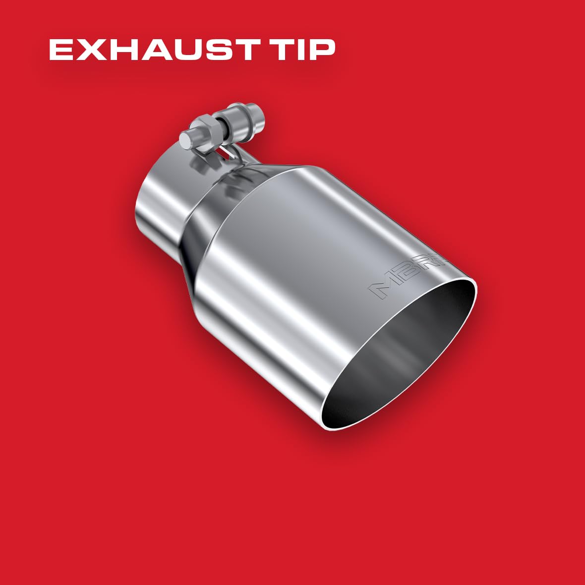 MBRP T304 Universal SS Tip 4in OD/2.5in Inlet/6.5in L