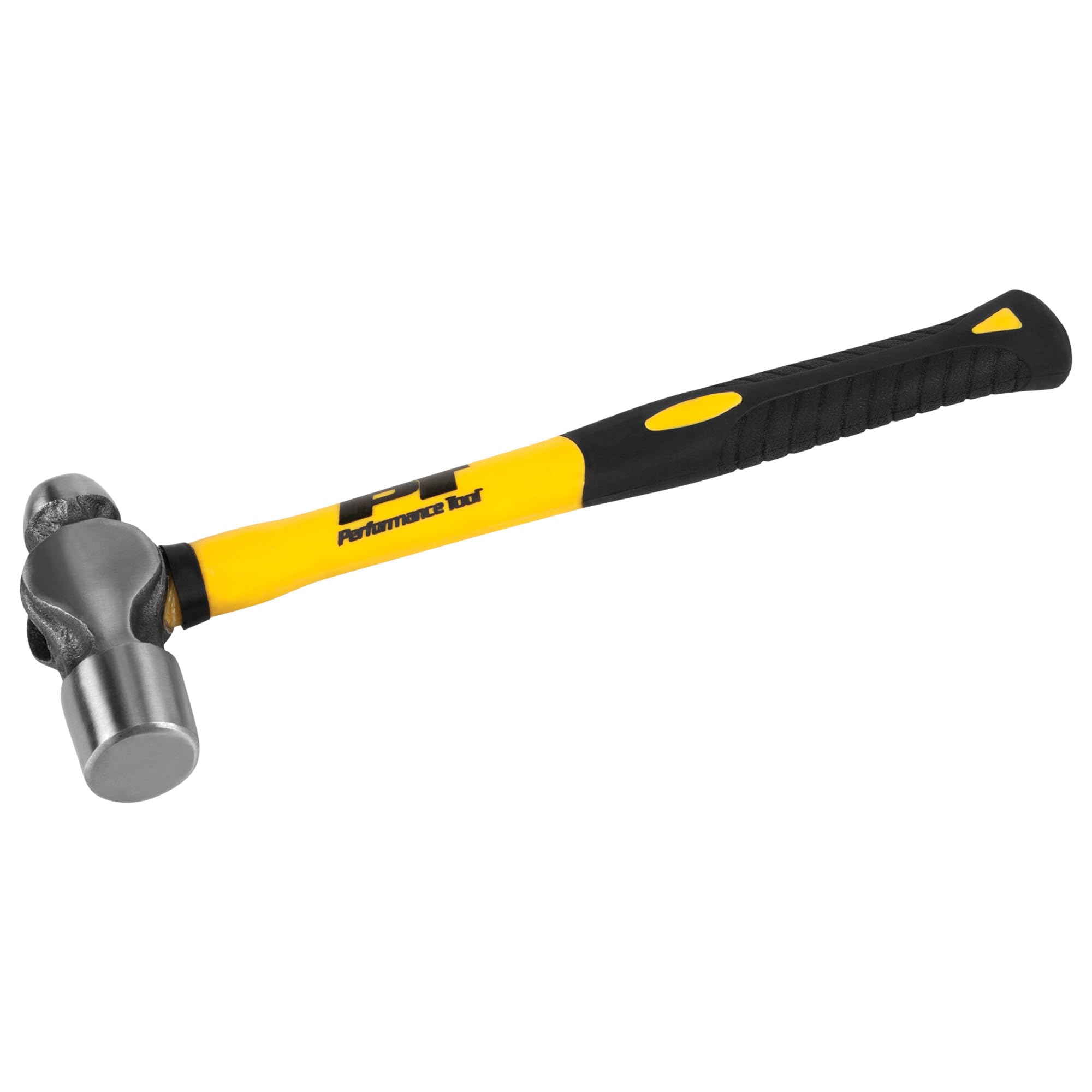 24oz Performance Tool M7034B Ball Pein Hammer With Fiberglass Handle
