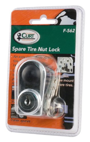 Spare Tire Lock CURT 23562, Chrome