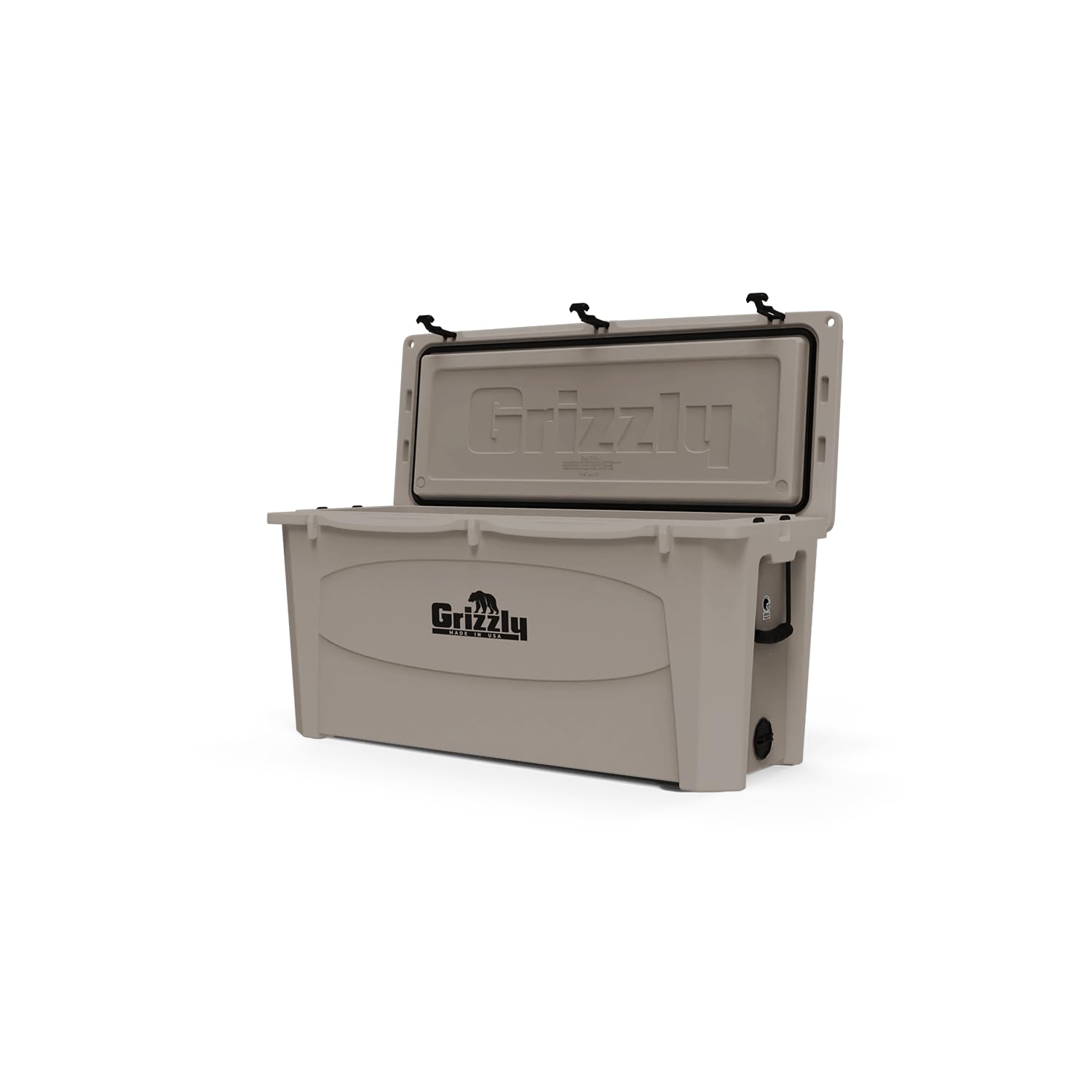 165 Cooler Grizzly | 165 qt Ice Chest Durable Rotomolded Insulated | Made in USA | Warranty for Life | for Beach Boat Camping Fishing Hunting | G165 | Whitetail