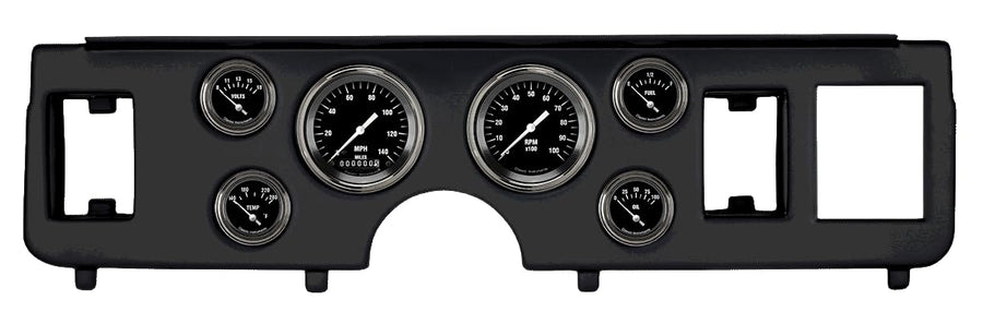 Classic Instruments Hot Rod CDMU79HR01BL Direct Fit 6 Gauge Set Compatible with 1979-1986 Mustang