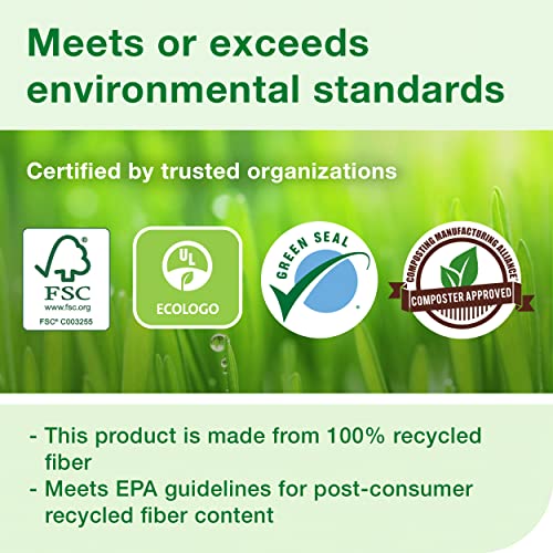 Tork Hand Towel Roll Natural H21 100% Recycled Fiber, Universal Fit 6 Rolls x 800 Ft (RK8002)