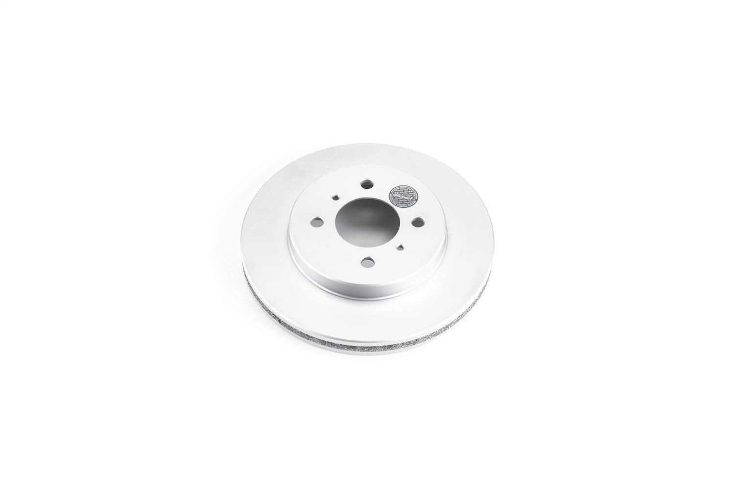 Power Stop JBR779EVC Genuine Geomet Coated Front Brake Rotor For Mitsubishi Lancer 2002-2006, Mitsubishi Mirage 1998-2002 [Model Specific]