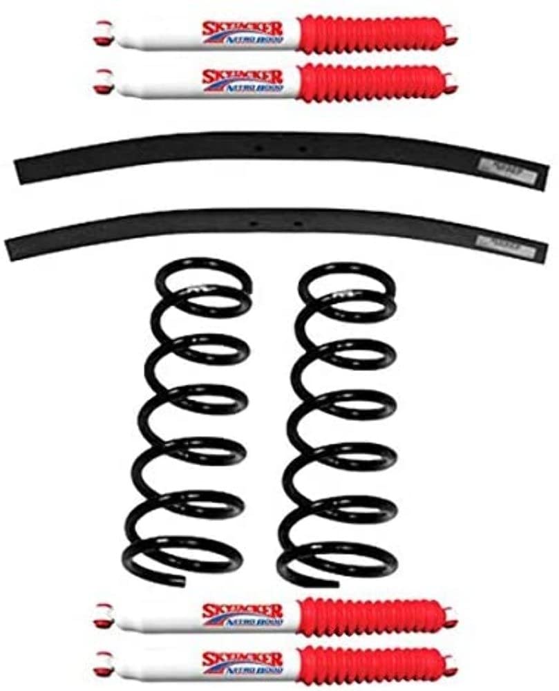 Suspension Lift Kit Skyjacker D201K-N w/Shock Nitro Shocks 2 in. Lift Incl. Front Coil Springs Rear Add-A-Leafs
