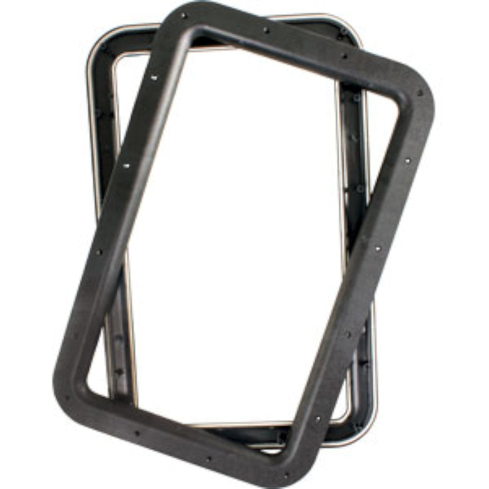 RV Products JR 11021 Black Deluxe Entry Door Window Frame