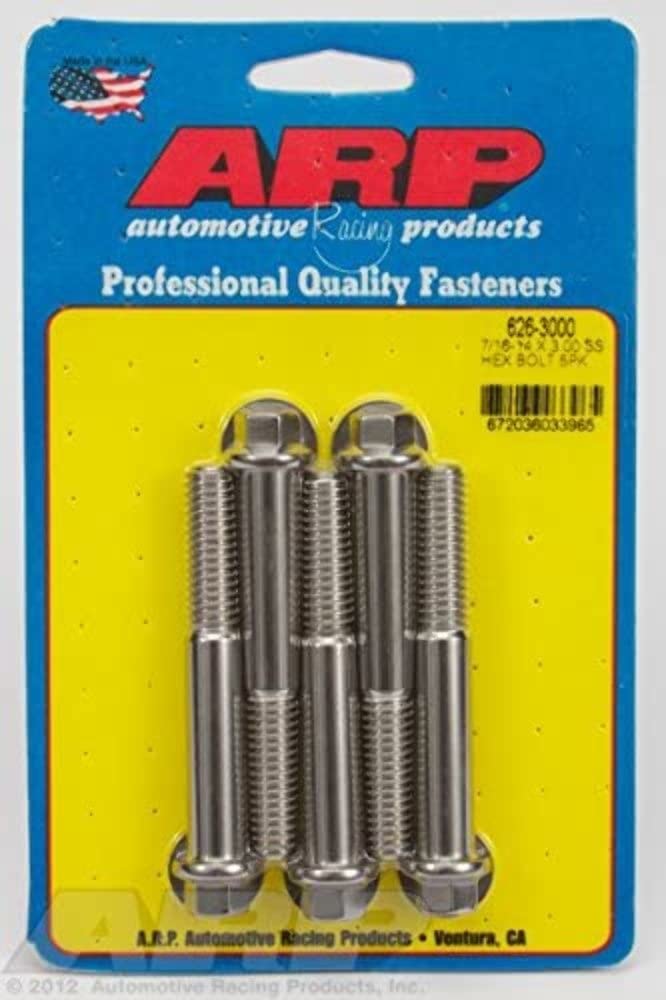Hex Bolt ARP (626-3000), Stainless Steel