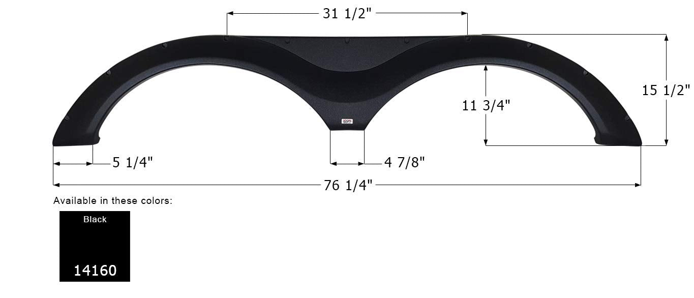 Fender Skirt ICON, Tandem, Keystone, FS4160, Black