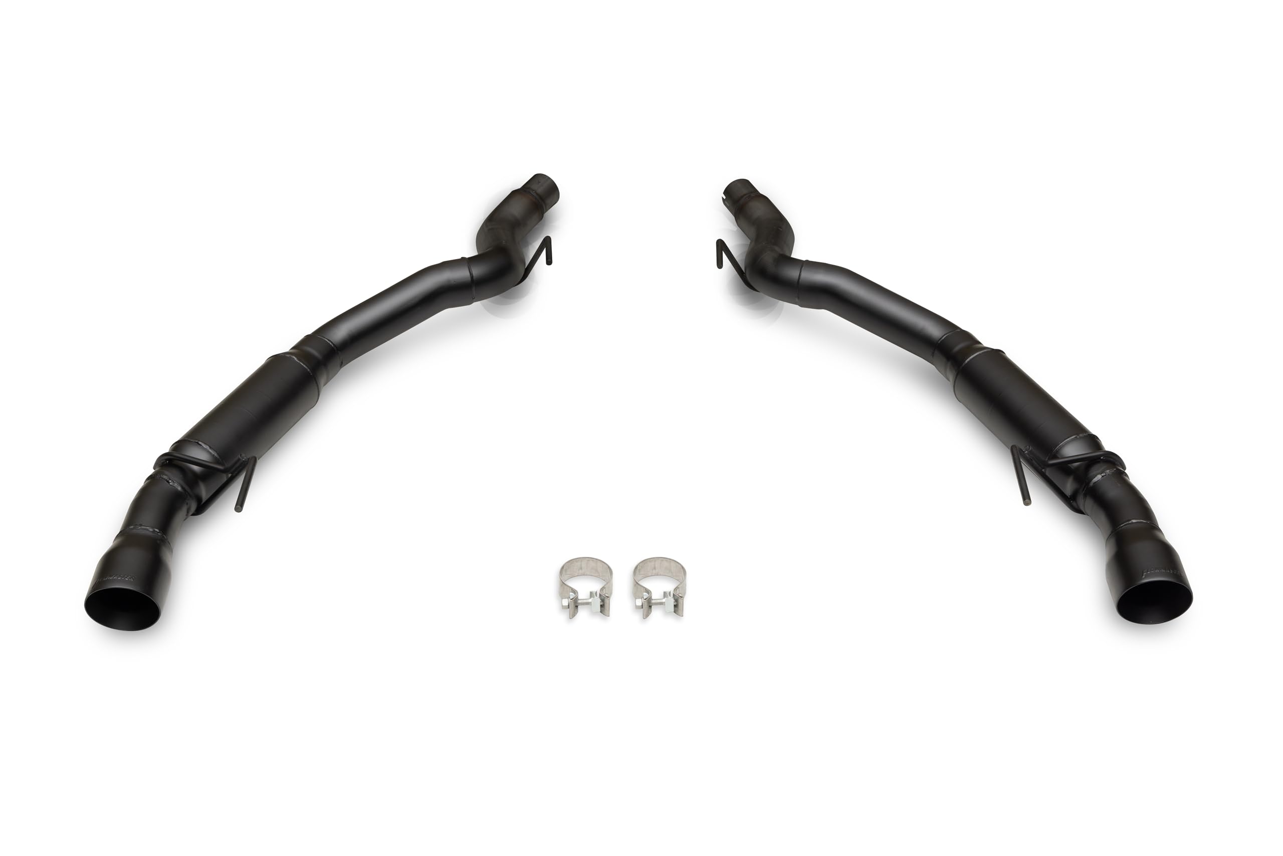 Flowmaster Outlaw Series 818160 Axle-Back Exhaust Kit 3 Inch 409 Stainless Steel with 4 Inch Black Quad Tips without Valves Compatible with 2024 Ford Mustang GT 5.0L Coyote and 2.3L EcoBoost