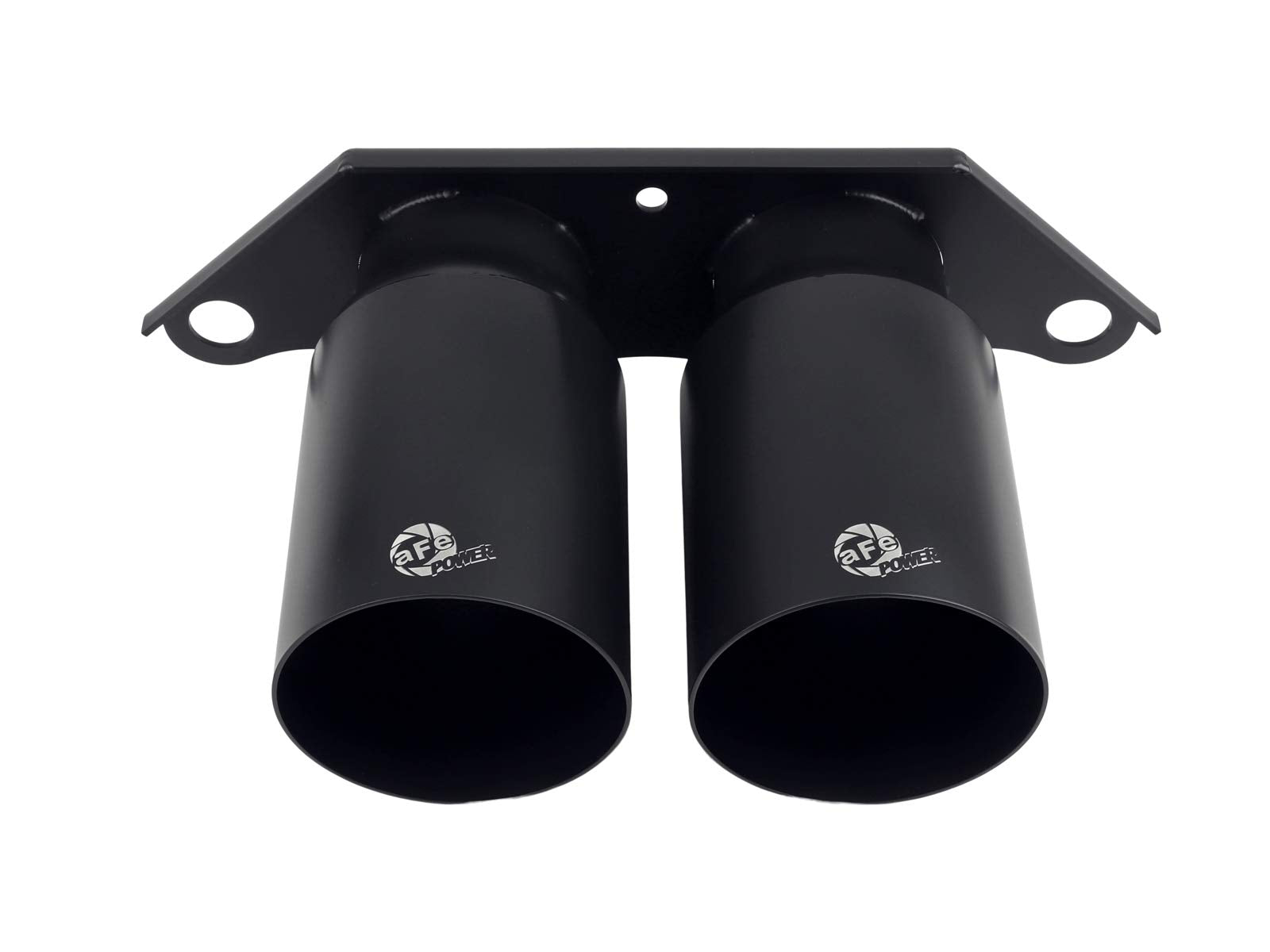 MACH Force-Xp aFe Power 49C36435-B OE Replacement Exhaust Tips for 2014-2019 Porsche 911 GT3, 4", Satin Black