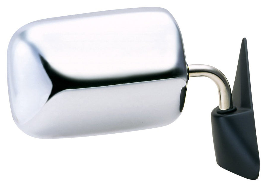 Fit System Mirror Passenger Side for Dodge Dakota Pick-Up, 6x9 Optional, Chrome, Manual, Foldaway
