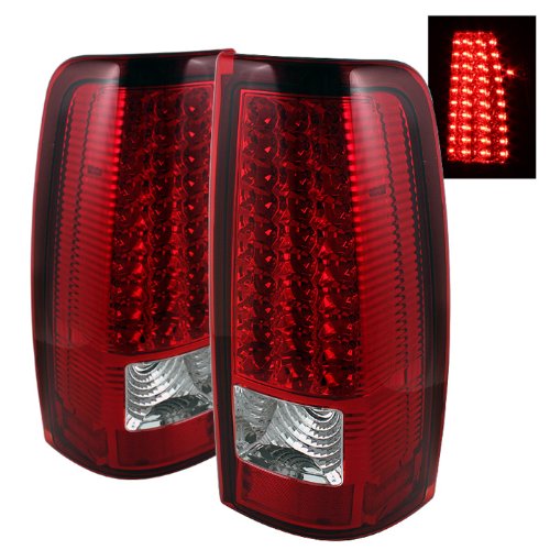 LED Tail Lights Xtune (ALT-ON-CS99-LED-RC), Red Clear