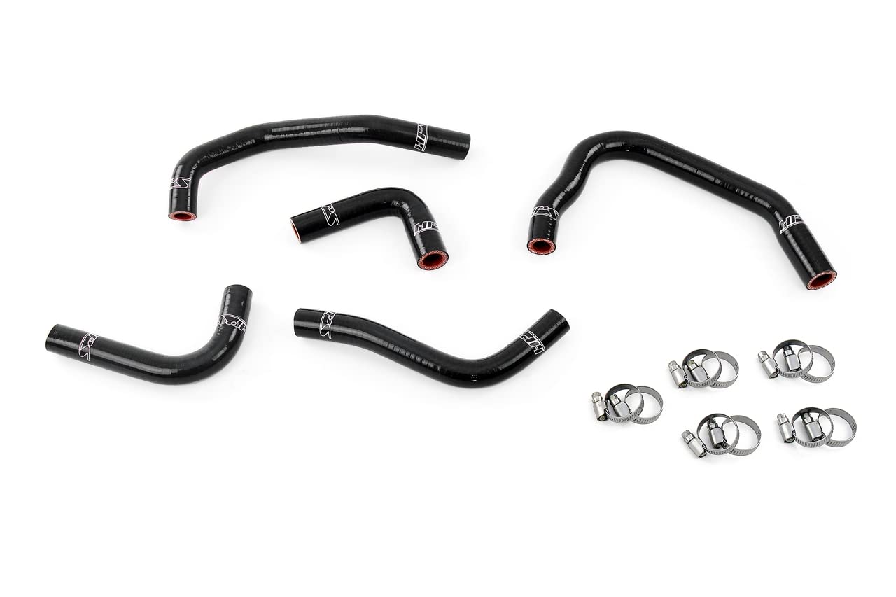 Black HPS 57-1285H-BLK Silicone Heater Hose Kit (Coolant)