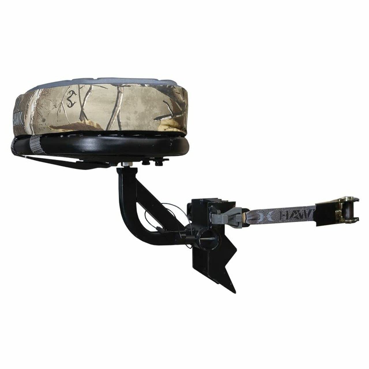 Any Angle Hawk 360 Degree Memory Foam Layered Steel Hunting Tree Seat with 7-Tilt Angle Adjustments
