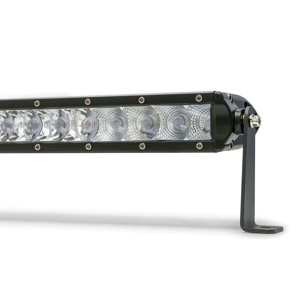 LED Light Bar DV8 Offroad | 20" Low Profile | 7,700 Lumen from Cree LED's | Aluminum Housing w/Heat Fins | IP68 Rated Polycarbonate Lens | Flood/Spot Pattern | SL8 Series BS20E100W5W
