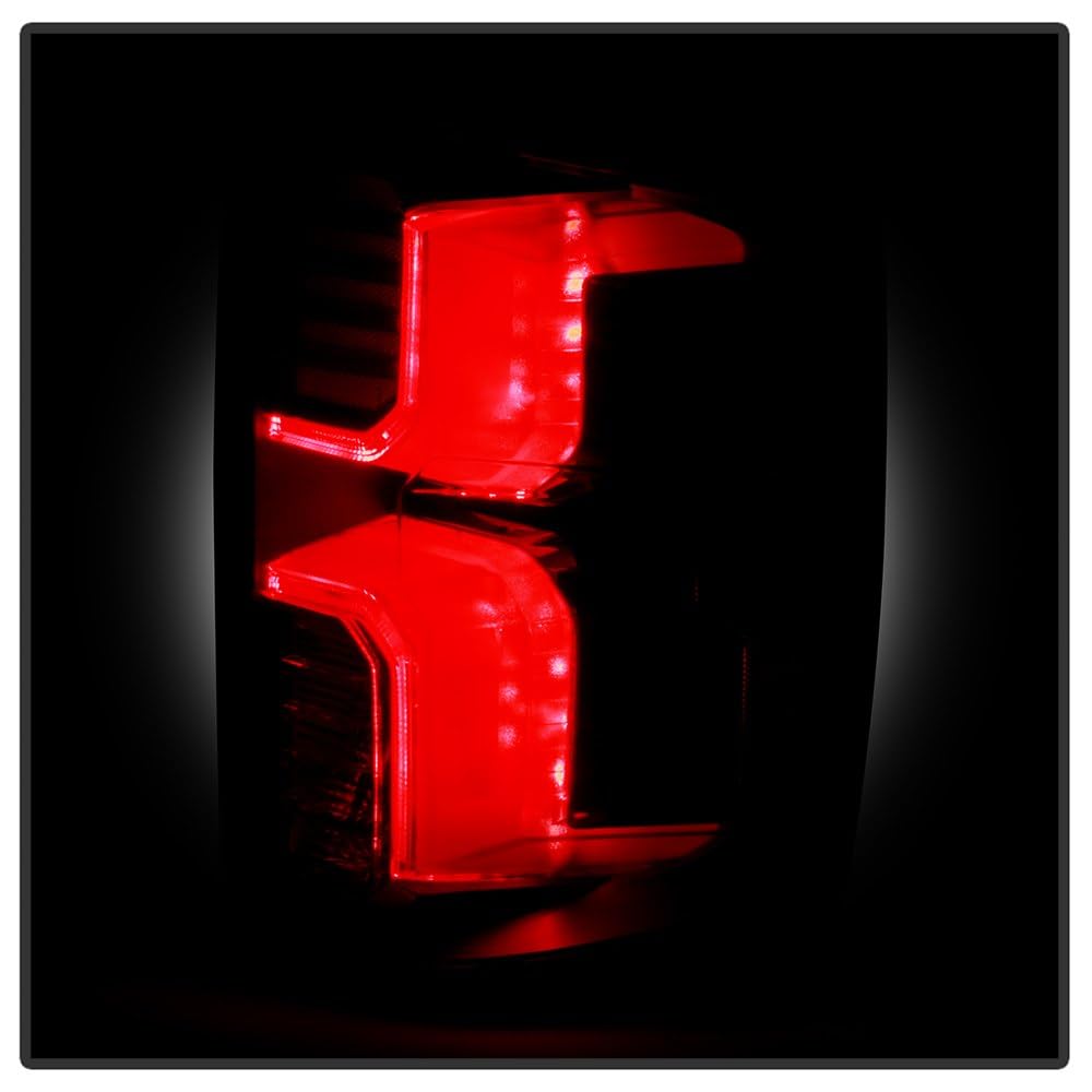 Chevy Silverado 1500 Spyder (POE) 16-18 OE Plus (Fit Halogen Model) LED Tail Lights - Black