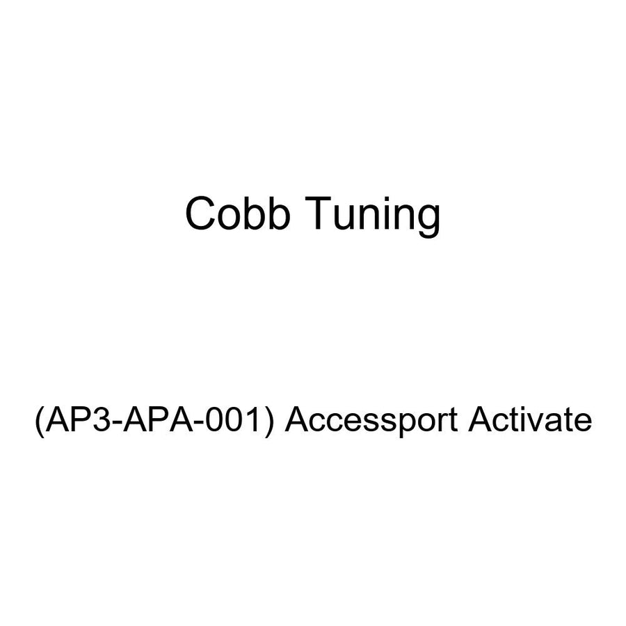Accessport Cobb Tuning (AP3-APA-001) Activate