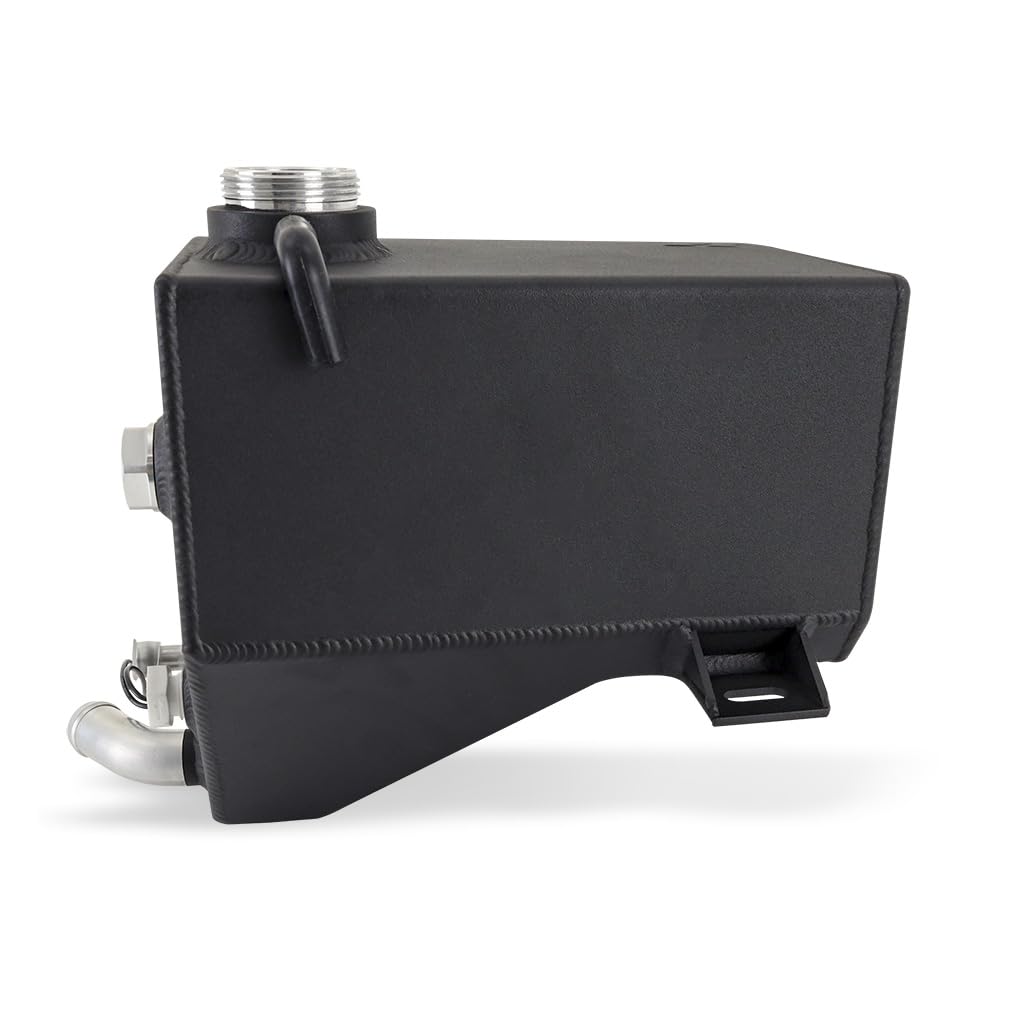 Mishimoto Degas Tank Aluminum, Compatible with Chevy/GMC 6.6L Duramax (LB7/LLY/LBZ) 2001-2007, Micro Wrinkle Black