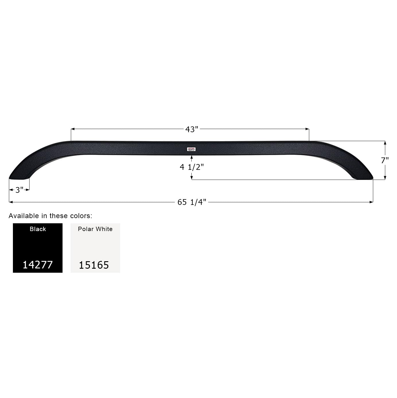 Fender Skirt ICON, Tandem, KZ, FS4277, Black