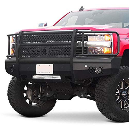 Stealth Road Armor 6241F4B Front Winch Compatible Bumper Pre-Runner Guard - Texture Black Front Bumper - Compatible with: 2024-2026 Ford F-150