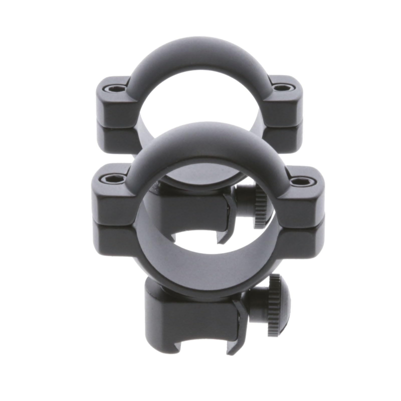 Lightweight TRUGLO Scope Rings | Tactical Hunting Shooting Versatile Durable Aluminum Mounting Accessory for 1" Tube Scope | for Rimfire/Airgun Rails | Medium (2 Screws per Ring)