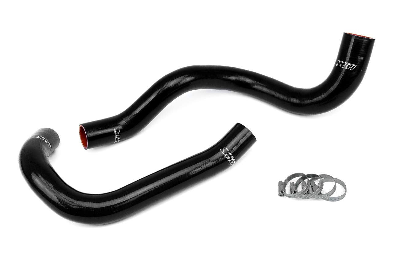 3-ply HPS Black Reinforced Silicone Radiator Coolant Hose Kit 57-1834-BLK