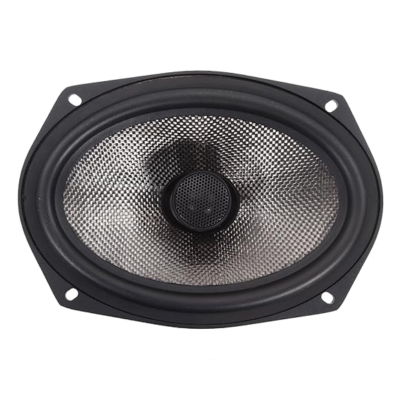6"x9" Coaxial Car Speakers Sundown Audio SA-69CX - 125W RMS (Pair) - Silk Dome Tweeter, Hybrid Fiber Cone, Cast Aluminum Frame, Integrated Adjustable Crossover for Premium Full Range Audio